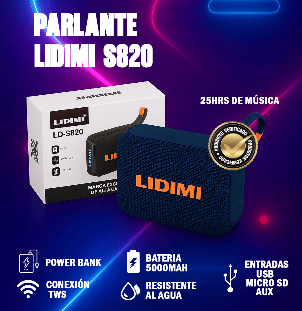 PARLANTE LIDIMI S820