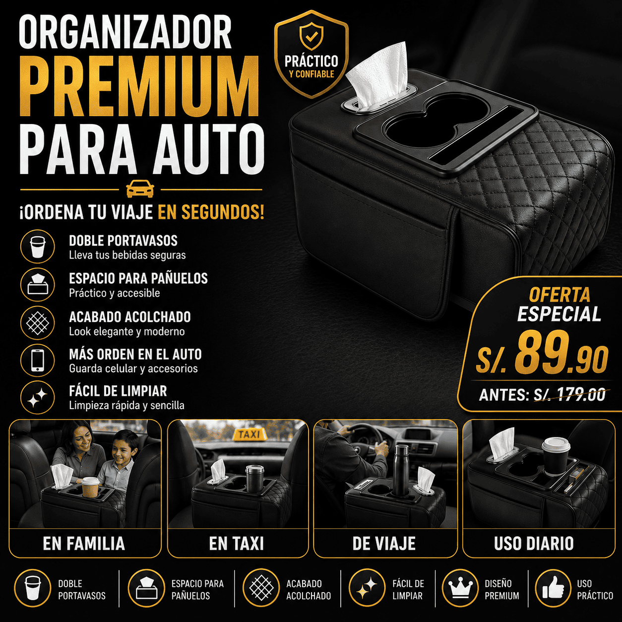 REPOSABRAZO PREMIUN PARA AUTO ®