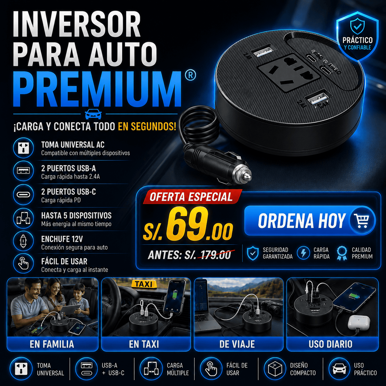 INVER­SOR PARA AUTO PREMIUM®