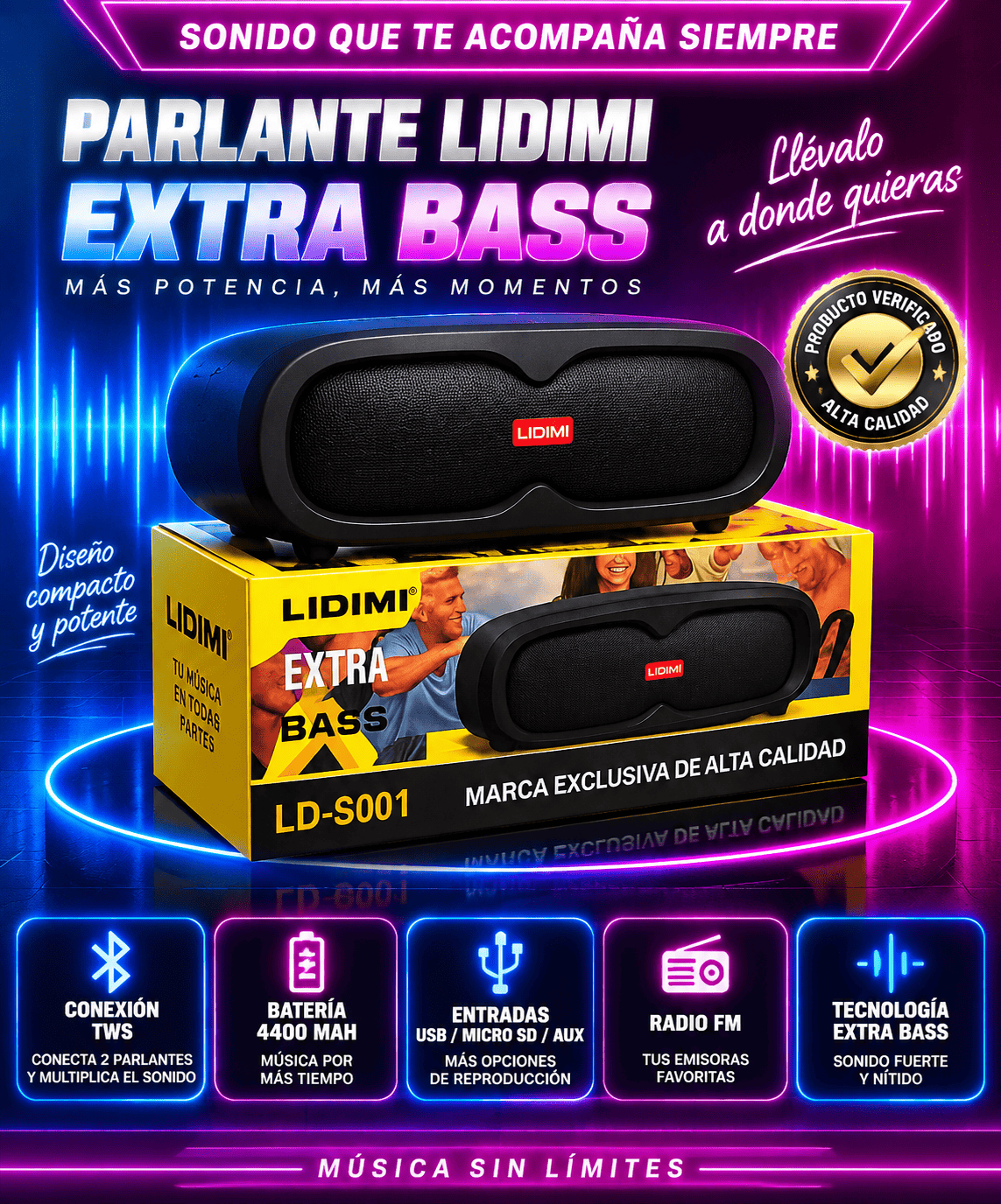 PARLANTE LIDIMI S001