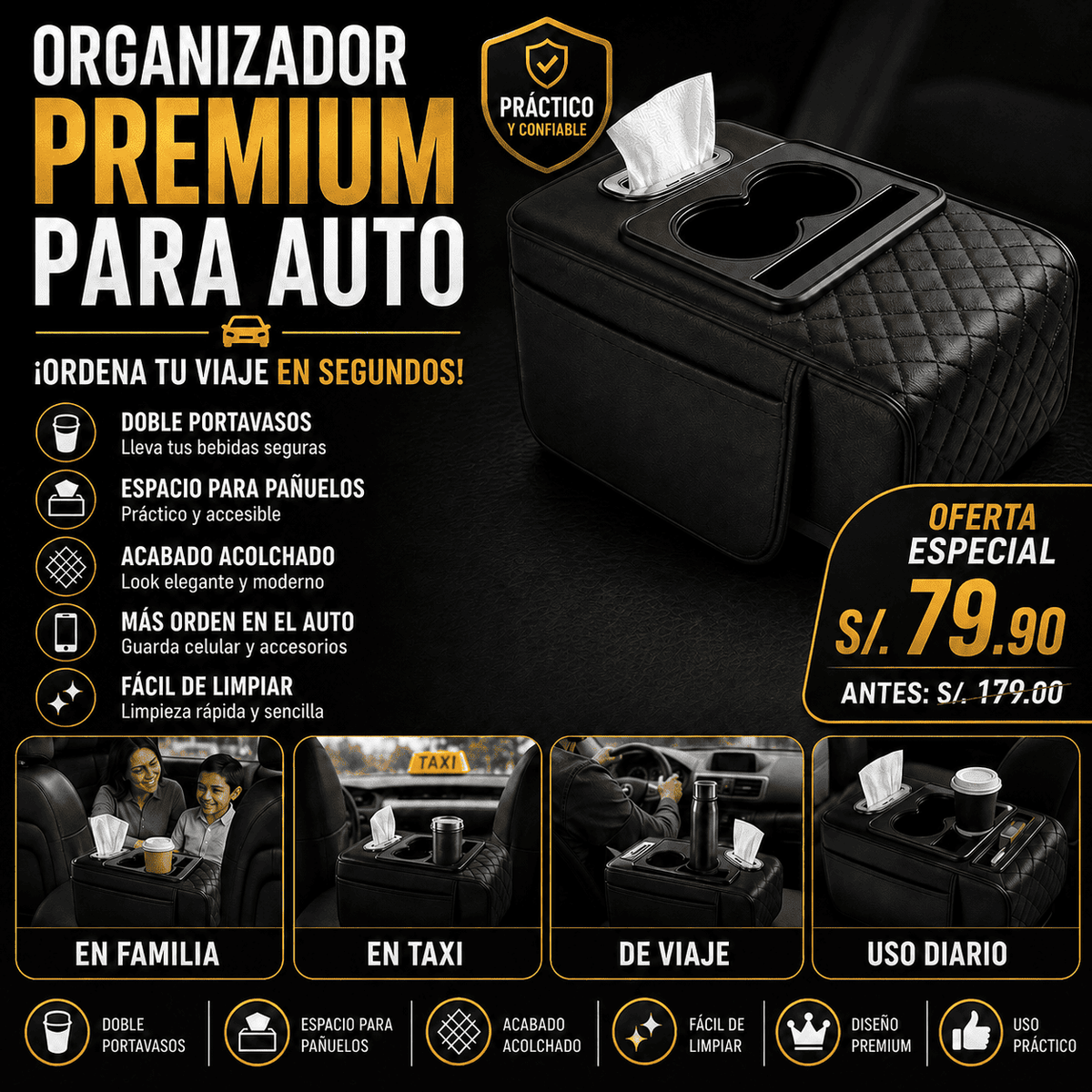 REPOSABRAZO PREMIUN PARA AUTO ®